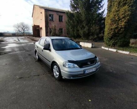 Сірий Опель Астра, об'ємом двигуна 1.6 л та пробігом 198 тис. км за 4600 $, фото 1 на Automoto.ua