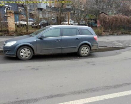 Серый Опель Астра, объемом двигателя 1.6 л и пробегом 215 тыс. км за 5500 $, фото 1 на Automoto.ua