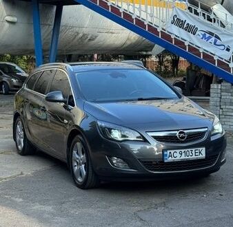 Серый Опель Астра, объемом двигателя 1.7 л и пробегом 230 тыс. км за 6900 $, фото 1 на Automoto.ua