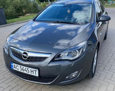 Серый Опель Астра, объемом двигателя 1.4 л и пробегом 199 тыс. км за 7150 $, фото 1 на Automoto.ua