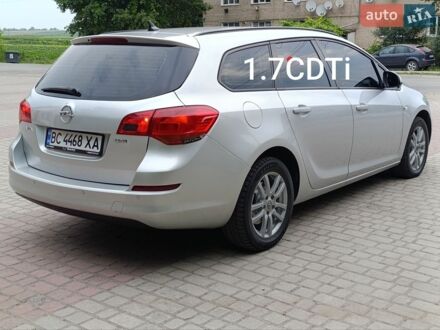 Сірий Опель Астра, об'ємом двигуна 1.7 л та пробігом 222 тис. км за 5555 $, фото 1 на Automoto.ua
