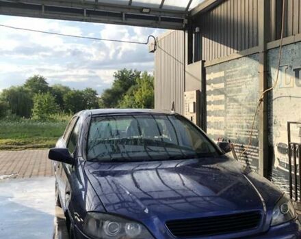 Синий Опель Астра, объемом двигателя 1.6 л и пробегом 270 тыс. км за 1650 $, фото 2 на Automoto.ua