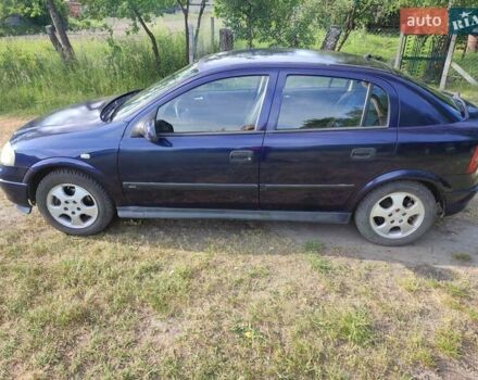 Синий Опель Астра, объемом двигателя 2 л и пробегом 350 тыс. км за 2800 $, фото 1 на Automoto.ua