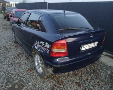 Синий Опель Астра, объемом двигателя 1.6 л и пробегом 245 тыс. км за 1050 $, фото 3 на Automoto.ua