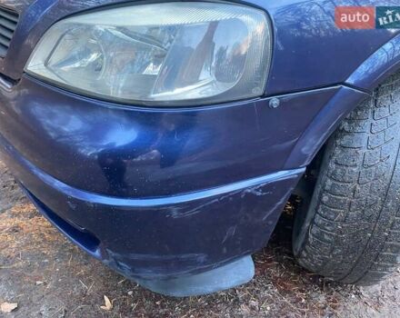 Синий Опель Астра, объемом двигателя 2 л и пробегом 395 тыс. км за 2500 $, фото 16 на Automoto.ua