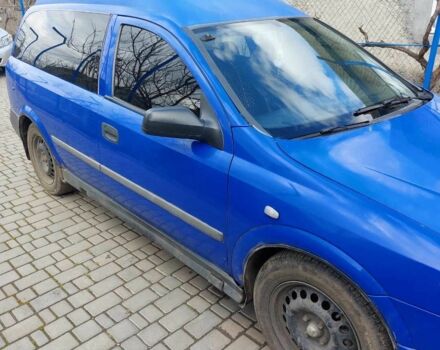 Синий Опель Астра, объемом двигателя 1.7 л и пробегом 219 тыс. км за 3000 $, фото 4 на Automoto.ua