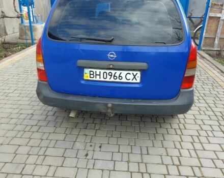 Синий Опель Астра, объемом двигателя 1.7 л и пробегом 219 тыс. км за 3000 $, фото 1 на Automoto.ua