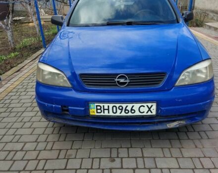 Синий Опель Астра, объемом двигателя 1.7 л и пробегом 219 тыс. км за 3000 $, фото 3 на Automoto.ua