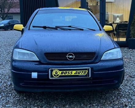 Синий Опель Астра, объемом двигателя 1.4 л и пробегом 347 тыс. км за 3600 $, фото 1 на Automoto.ua