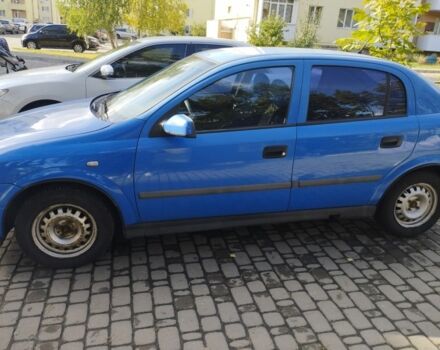 Синий Опель Астра, объемом двигателя 1 л и пробегом 1 тыс. км за 3000 $, фото 1 на Automoto.ua