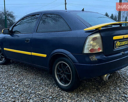 Синий Опель Астра, объемом двигателя 1.4 л и пробегом 347 тыс. км за 3600 $, фото 4 на Automoto.ua