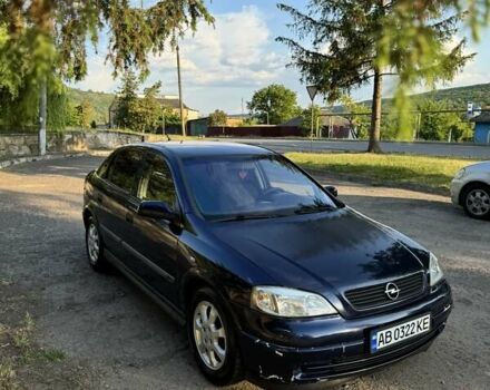 Синий Опель Астра, объемом двигателя 1.6 л и пробегом 302 тыс. км за 2800 $, фото 1 на Automoto.ua