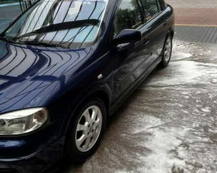 Синий Опель Астра, объемом двигателя 1.6 л и пробегом 295 тыс. км за 2650 $, фото 2 на Automoto.ua