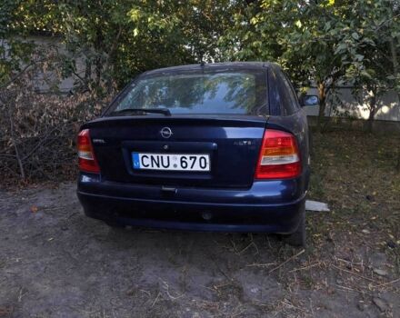 Синий Опель Астра, объемом двигателя 1.6 л и пробегом 270 тыс. км за 850 $, фото 12 на Automoto.ua