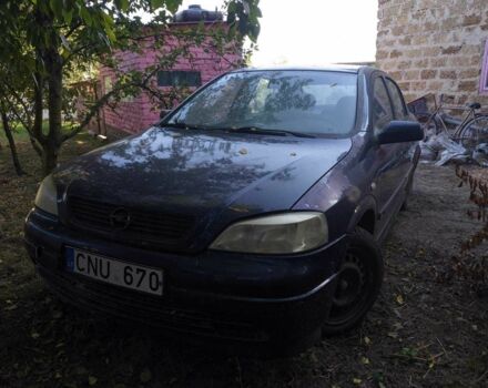 Синий Опель Астра, объемом двигателя 1.6 л и пробегом 270 тыс. км за 850 $, фото 11 на Automoto.ua