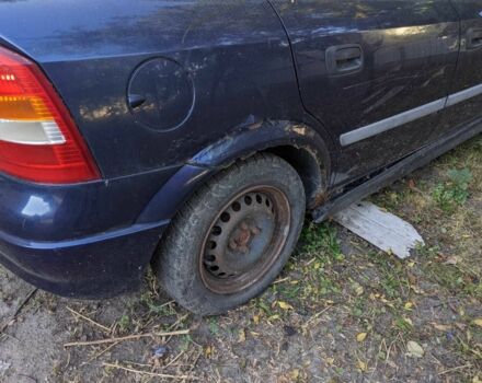 Синий Опель Астра, объемом двигателя 1.6 л и пробегом 270 тыс. км за 850 $, фото 8 на Automoto.ua