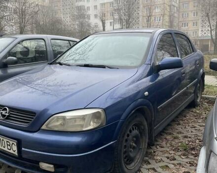 Синій Опель Астра, об'ємом двигуна 1.6 л та пробігом 320 тис. км за 3200 $, фото 12 на Automoto.ua