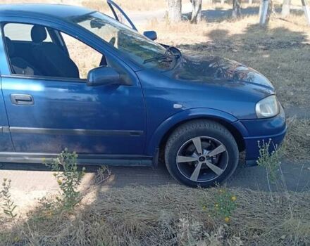 Синій Опель Астра, об'ємом двигуна 1.6 л та пробігом 275 тис. км за 3000 $, фото 6 на Automoto.ua