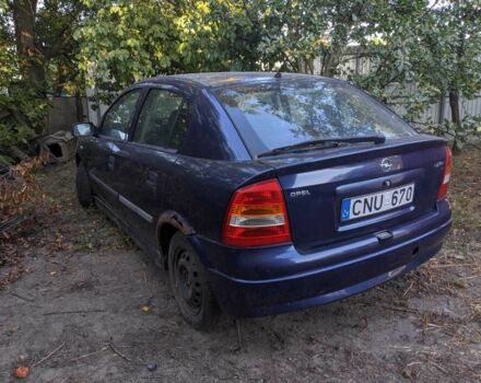 Синий Опель Астра, объемом двигателя 1.6 л и пробегом 270 тыс. км за 850 $, фото 10 на Automoto.ua