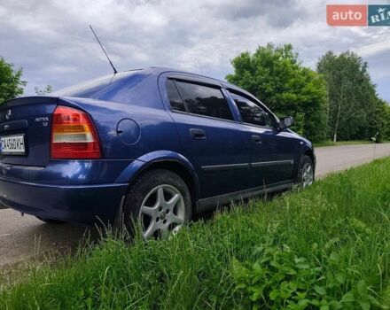 Синий Опель Астра, объемом двигателя 1.6 л и пробегом 280 тыс. км за 3500 $, фото 3 на Automoto.ua