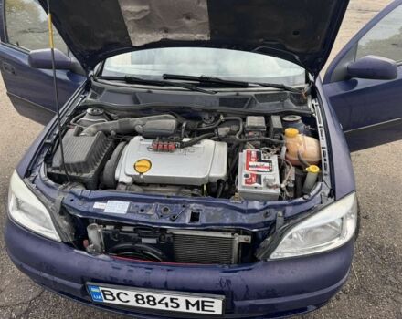 Синий Опель Астра, объемом двигателя 1.4 л и пробегом 320 тыс. км за 2300 $, фото 6 на Automoto.ua