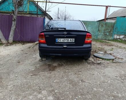 Синий Опель Астра, объемом двигателя 1.2 л и пробегом 340 тыс. км за 3300 $, фото 4 на Automoto.ua