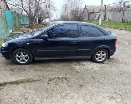 Синий Опель Астра, объемом двигателя 1.2 л и пробегом 340 тыс. км за 3300 $, фото 1 на Automoto.ua