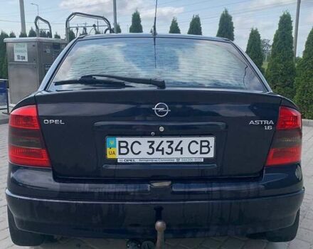 Синій Опель Астра, об'ємом двигуна 1.6 л та пробігом 318 тис. км за 3800 $, фото 6 на Automoto.ua