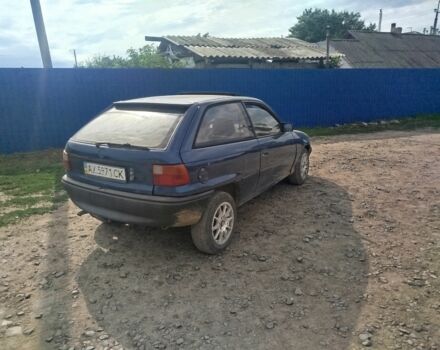 Синий Опель Астра, объемом двигателя 1.4 л и пробегом 30 тыс. км за 1400 $, фото 2 на Automoto.ua