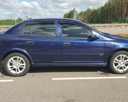 Синий Опель Астра, объемом двигателя 1.6 л и пробегом 162 тыс. км за 3646 $, фото 3 на Automoto.ua