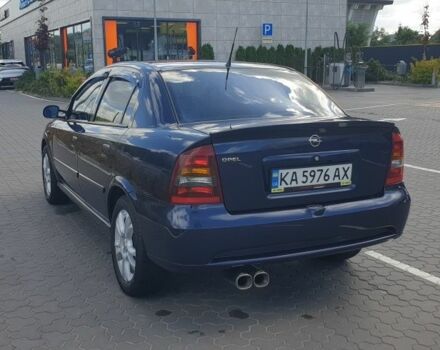 Синий Опель Астра, объемом двигателя 1.6 л и пробегом 162 тыс. км за 3646 $, фото 2 на Automoto.ua