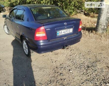 Синий Опель Астра, объемом двигателя 1.4 л и пробегом 270 тыс. км за 2900 $, фото 2 на Automoto.ua