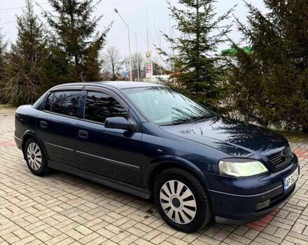Синий Опель Астра, объемом двигателя 2.2 л и пробегом 230 тыс. км за 2950 $, фото 4 на Automoto.ua
