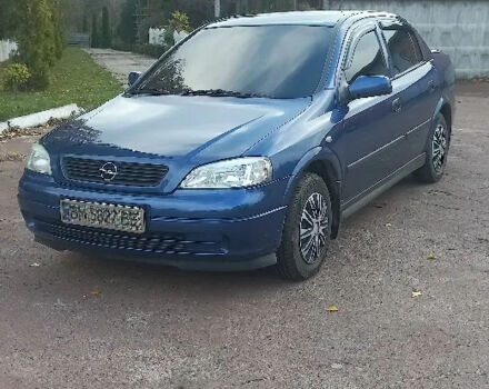 Синій Опель Астра, об'ємом двигуна 1.6 л та пробігом 200 тис. км за 4600 $, фото 3 на Automoto.ua