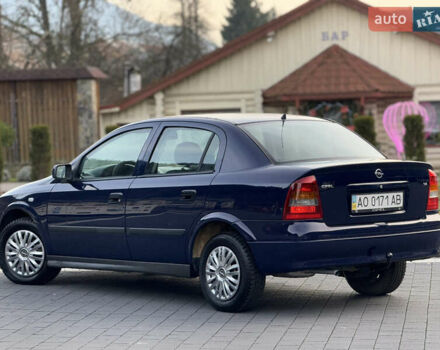 Синий Опель Астра, объемом двигателя 1.4 л и пробегом 170 тыс. км за 3650 $, фото 18 на Automoto.ua