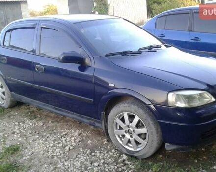 Синий Опель Астра, объемом двигателя 1.6 л и пробегом 243 тыс. км за 4345 $, фото 1 на Automoto.ua