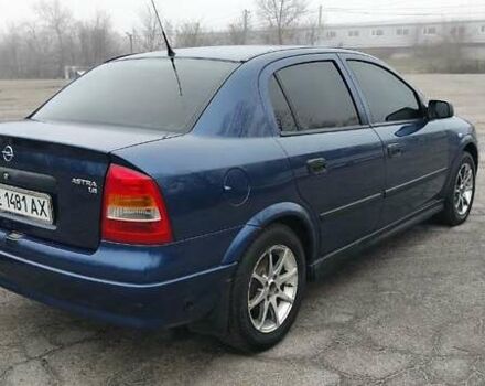 Синій Опель Астра, об'ємом двигуна 1.6 л та пробігом 287 тис. км за 3100 $, фото 2 на Automoto.ua