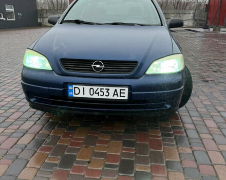Синий Опель Астра, объемом двигателя 1.39 л и пробегом 210 тыс. км за 3299 $, фото 2 на Automoto.ua