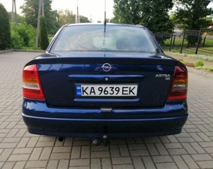 Синий Опель Астра, объемом двигателя 1.6 л и пробегом 337 тыс. км за 3100 $, фото 4 на Automoto.ua