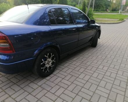 Синий Опель Астра, объемом двигателя 1.6 л и пробегом 337 тыс. км за 3100 $, фото 3 на Automoto.ua