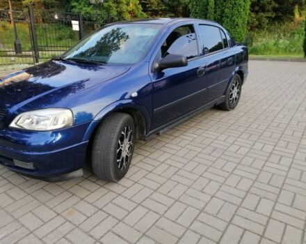 Синий Опель Астра, объемом двигателя 1.6 л и пробегом 337 тыс. км за 3100 $, фото 1 на Automoto.ua