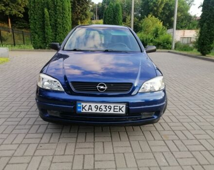 Синий Опель Астра, объемом двигателя 1.6 л и пробегом 337 тыс. км за 3100 $, фото 2 на Automoto.ua