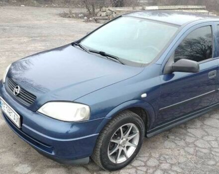 Синій Опель Астра, об'ємом двигуна 1.6 л та пробігом 287 тис. км за 3100 $, фото 2 на Automoto.ua