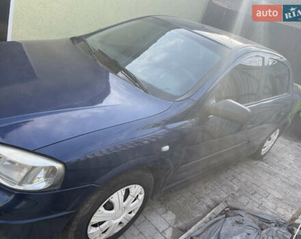 Синий Опель Астра, объемом двигателя 1.39 л и пробегом 330 тыс. км за 3100 $, фото 3 на Automoto.ua