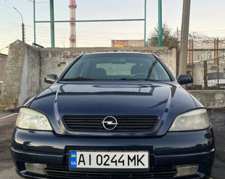 Синий Опель Астра, объемом двигателя 1.36 л и пробегом 250 тыс. км за 2700 $, фото 1 на Automoto.ua