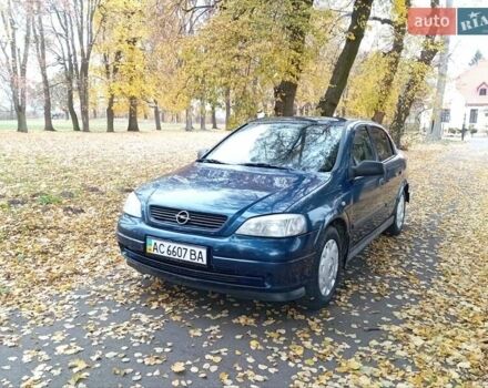 Синий Опель Астра, объемом двигателя 1.4 л и пробегом 110 тыс. км за 2500 $, фото 12 на Automoto.ua