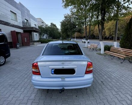 Синий Опель Астра, объемом двигателя 1.6 л и пробегом 199 тыс. км за 4300 $, фото 1 на Automoto.ua