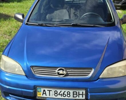 Синий Опель Астра, объемом двигателя 1.4 л и пробегом 227 тыс. км за 2650 $, фото 6 на Automoto.ua