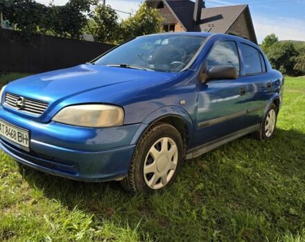 Синий Опель Астра, объемом двигателя 1.4 л и пробегом 227 тыс. км за 2650 $, фото 9 на Automoto.ua