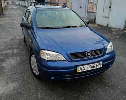 Синий Опель Астра, объемом двигателя 1.4 л и пробегом 116 тыс. км за 3430 $, фото 8 на Automoto.ua